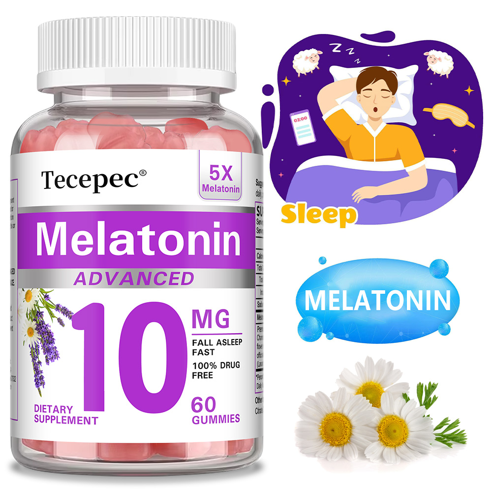 Melatonin Sleep Gummy - Melatonine 10mg Gummies – Natuurlijke slaapondersteuning,
