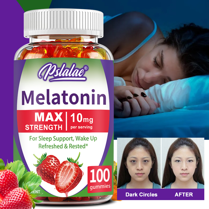 Melatonin Sleep Gummy - Melatonine Gummies - Strijd slapeloosheid, helpt