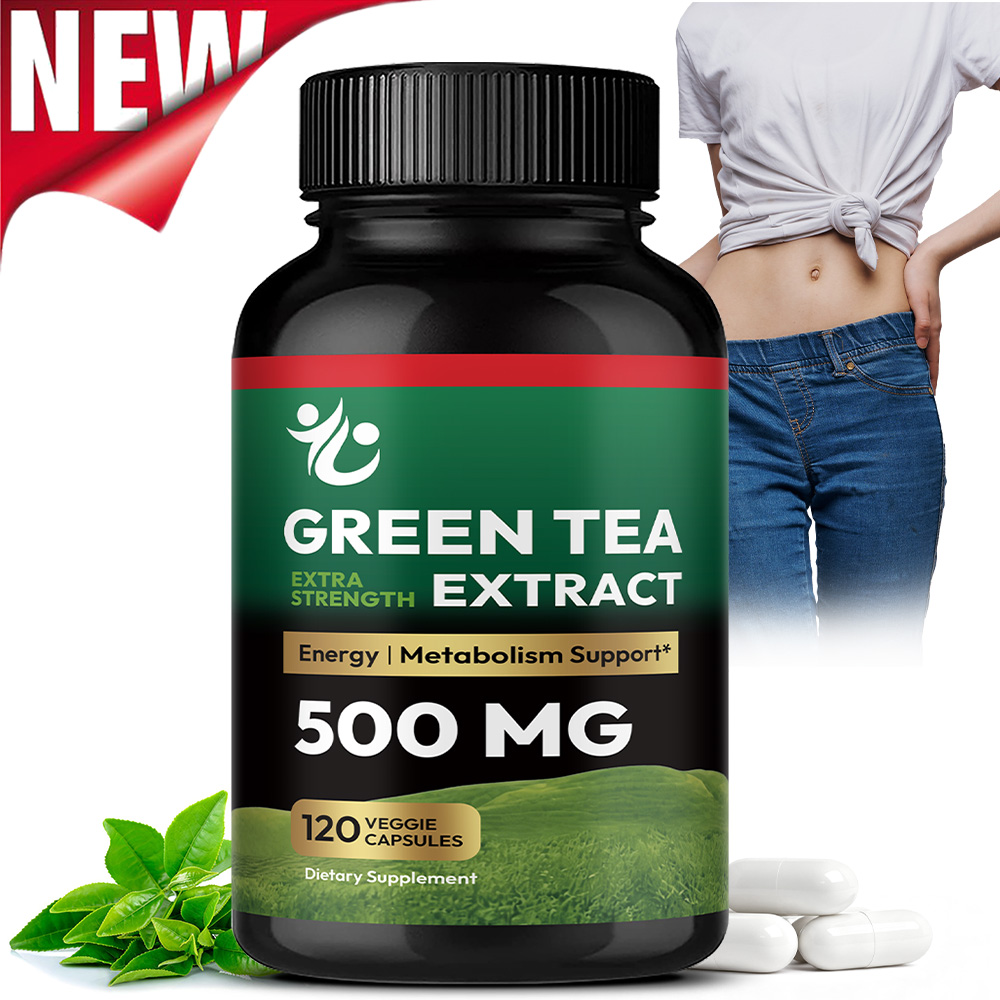 Green Tea Extract Fat - Groene theecapsules - Verhoogt het metabolisme,