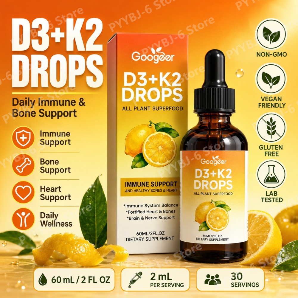 Vitamin D3 K2 Drop - Vitamine D3 K2 Druppels Vloeibaar Supplement