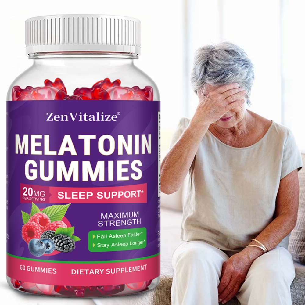 Melatonin Sleep Gummy - Melatonine gummies voor volwassenen ondersteunen de
