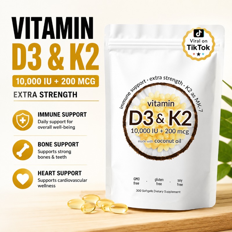 Vitamin D3 K2 Drop - Vitamine D3 10000 IE + K2