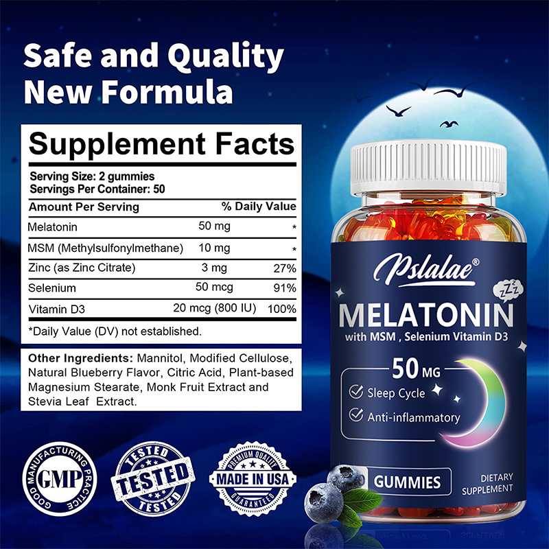 Melatonine Gummies 50 mg - Sla - Melatonin Sleep Gummy recensie en prijs