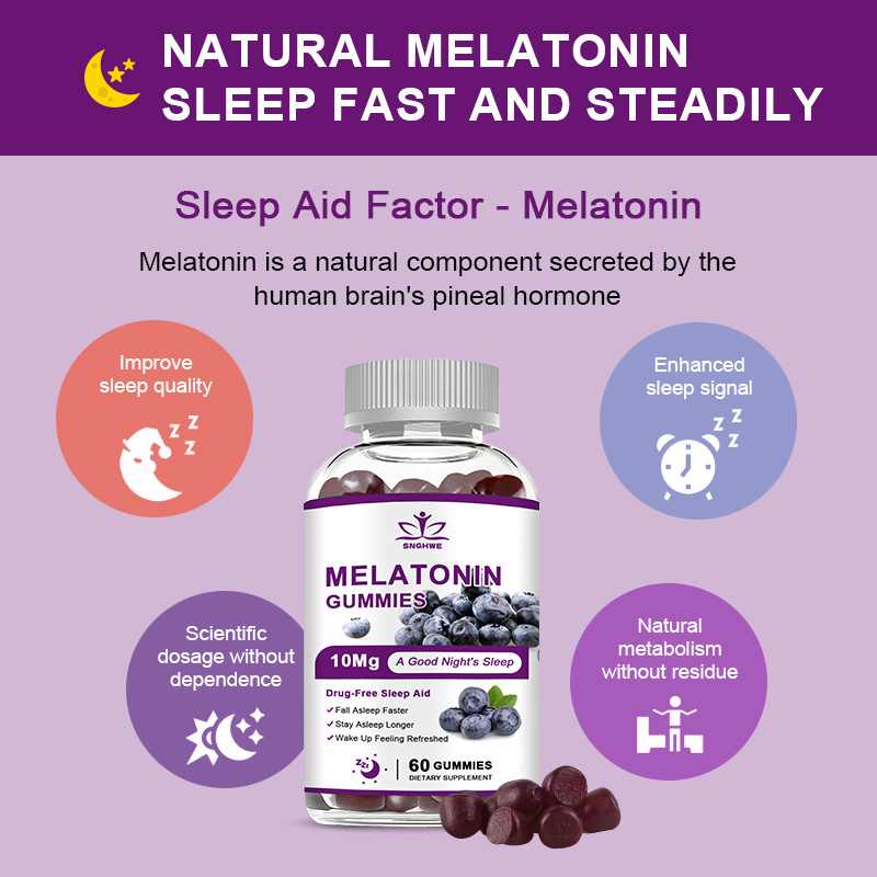 Slaap Melatonine Gummies 10mg  - Melatonin Sleep Gummy recensie en prijs