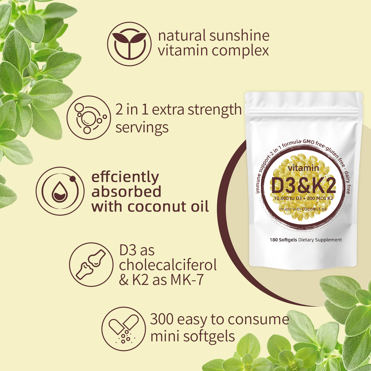 Vitamine D3 K2 Softgels - Vita - Vitamin D3 K2 Drop recensie en prijs