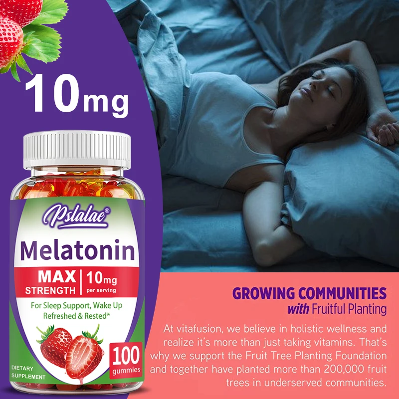 Melatonine Gummies - Strijd sl - Melatonin Sleep Gummy recensie en prijs