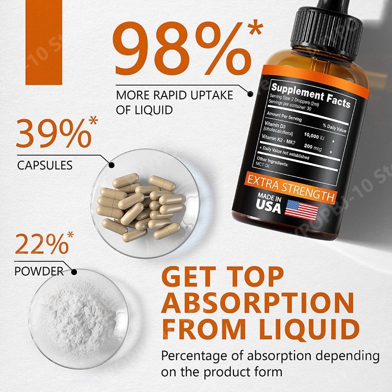 Vitamine D3 + K2 Druppels Vloe - Vitamin D3 K2 Drop recensie en prijs