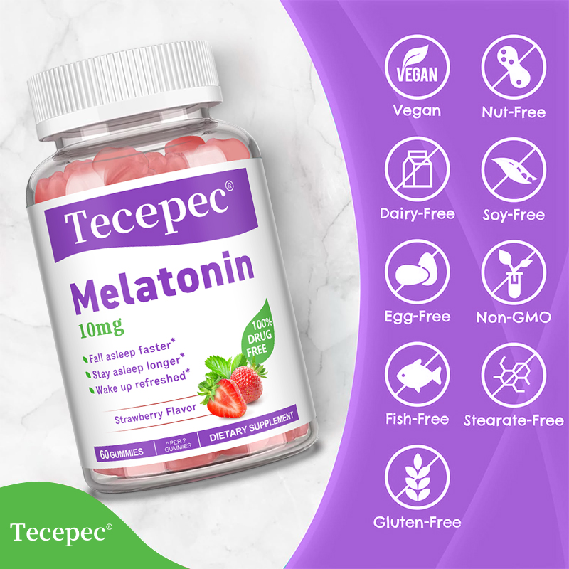 Melatonine Gummies 10 mg, verb - Melatonin Sleep Gummy recensie en prijs