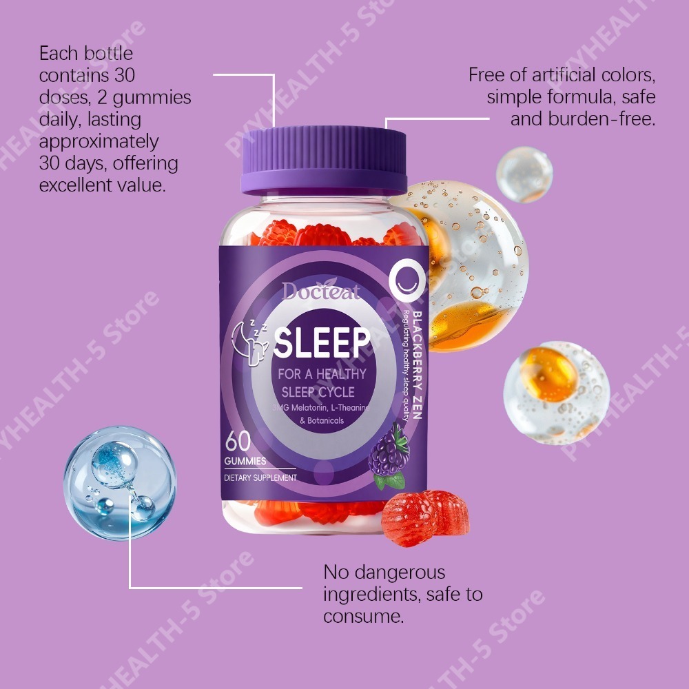 Docteat Slaap Gummies 3mg Mela - Melatonin Sleep Gummy recensie en prijs