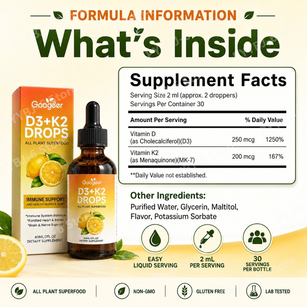 Vitamine D3 K2 Druppels Vloeib - Vitamin D3 K2 Drop recensie en prijs