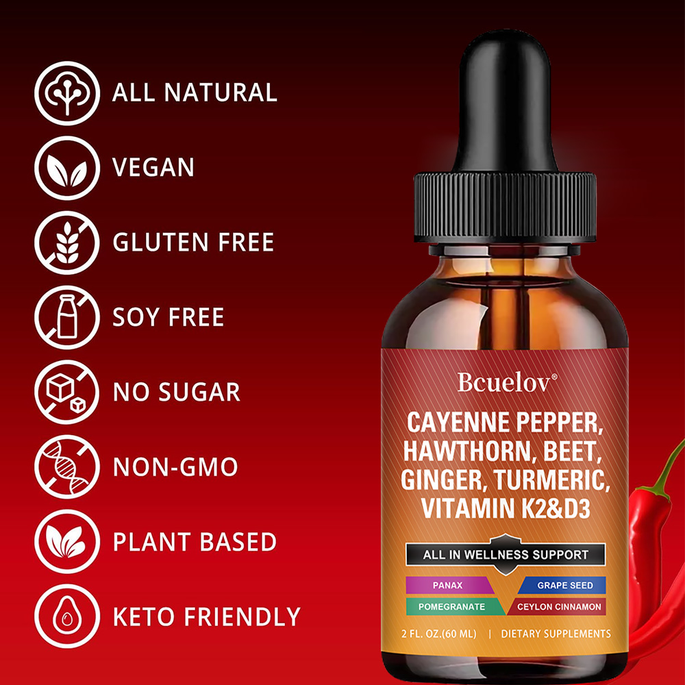Cayennepeper vloeibare druppel - Vitamin D3 K2 Drop recensie en prijs