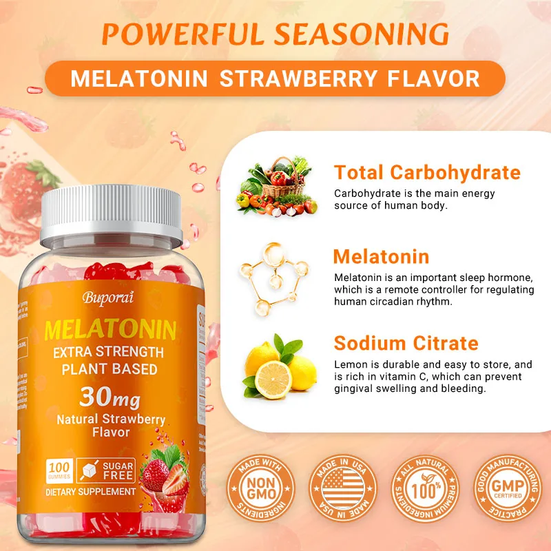 Melatonine 30 mg - Verlicht an - Melatonin Sleep Gummy recensie en prijs