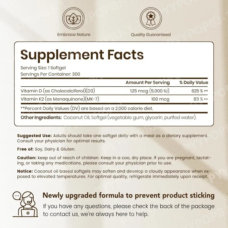 Vitamine D3 K2 Softgels met Ko - Vitamin D3 K2 Drop recensie en prijs